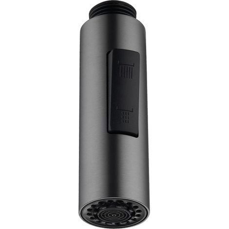 Robinet de cuisine, pommeau de douche, robinet de cuisine, robinet de cuisine pliable, pommeau de douche réglable pour mitigeur de cuisine rétractable universel (B-Noir) (1/5)