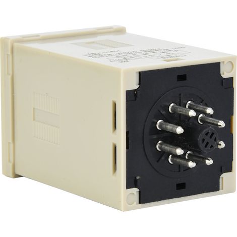 Relais temporisé multifonction haute précision 8 broches minuterie 1.2s à 300h 220VAC/24VDC/AC (1/5)