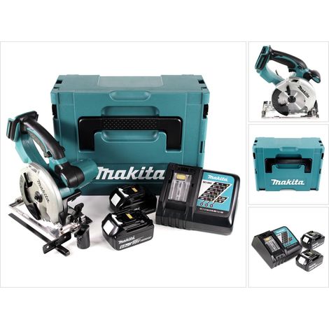 Makita DSS 501 RGJ Scie circulaire sans fil 18 V - Li-ion - 136 mm + 2x Batteries 6,0 Ah + Chargeur + Coffret Makpac (1/5)