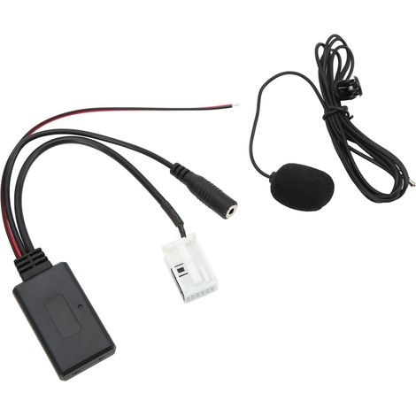 Adaptateur Bluetooth 5.0 12 broches avec câble AUX MP3, micro intégré, remplacement pour RCD300 RCD310 RNS300 RNS310 RCD510