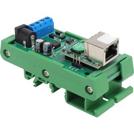 Ethernet-zu-RS485-Konverter 9600 BPS, TVS-Überspannungsschutz, RS485 RTU TCP-zu-Ethernet-UDP-TCP-Modul, 12 V mit Gehäuse (1/5)
