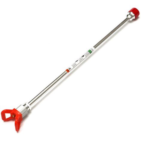 Perche d'extension peinture 50 cm – Alliage aluminium résistant à la corrosion – Compatible avec Graco, Titan, Wagner, Sasicare