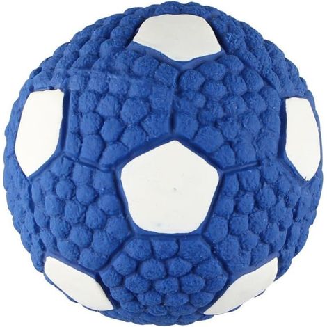 Jouet pour Chien, Jouet de Balle Couineur Jouet Doux en Latex en Caoutchouc Naturel pour Chiot Petits et Grands Chiens Jouet Interacitve, Couleur Bleu (1/5)
