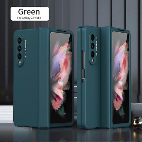 Étui de téléphone pliable à charnière, antichoc, avec film protecteur d'écran en verre trempé. (1/3)