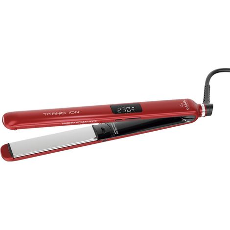 GA.MA GI2515 Haarstyling-Gerät Glätteisen Warm Rot 40 W 2,5 m