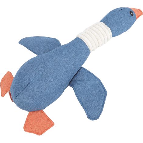 Peluche Oie Sauvage pour Animaux de Compagnie et Chats, Lin Doux (1/5)