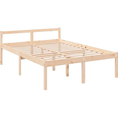 Senior Bed without Mattress 120x190cm Small Double vidaXL