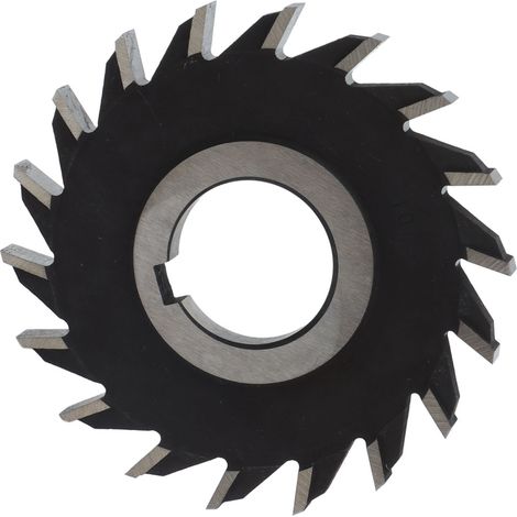 Fraise à surfacer disque 100mm acier rapide 18 dents pour usinage plan, outil de fraisage haute vitesse. (1/5)