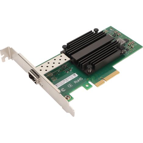 Adaptateur réseau PCI Express 10 Gigabit professionnel à transfert de données rapide PCIe x4 pour serveur Ethernet PC de bureau et ordinateur portable