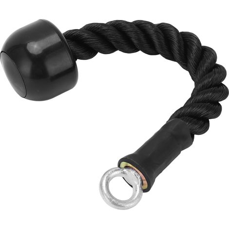 Corde triceps antidérapante en caoutchouc, cordes d'entraînement durables, robustes et pratiques pour le développement musculaire en salle de sport (1/5)