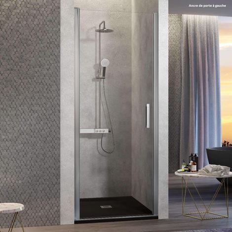 Porte de douche pivotante NARDI 75-79 cm