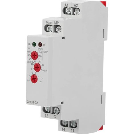 Relais de contrôle niveau liquide GRL8-02 - Contrôleur d'eau pour (1/5)