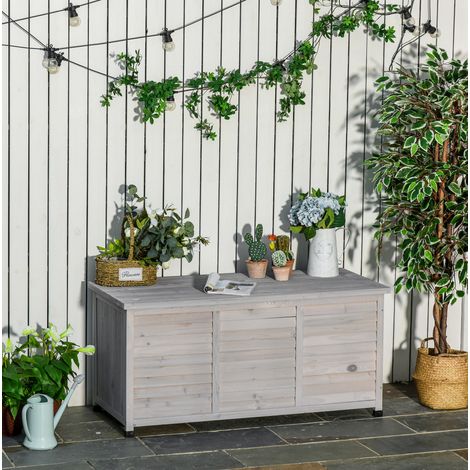 Möbel Aufbewahrungsmöbel Aufbewahrung Holz 127x56x60 OKMYHOME (1/3)