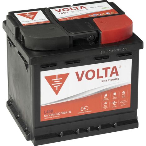 Batería de coche Volta STANDARD 12V 45AH 360A 207x175x190mm +Dcha. (1/3)