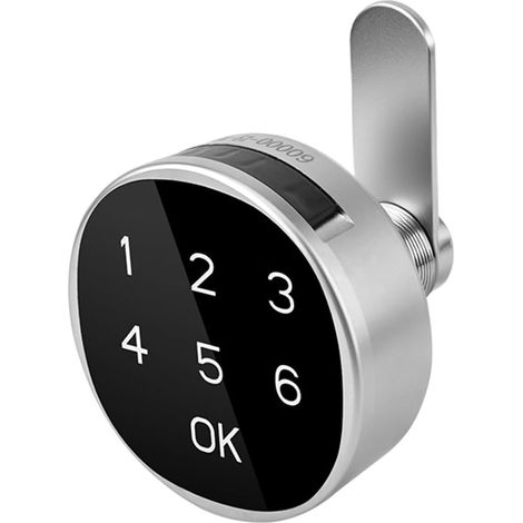 Localisation d'armoire numérique avec combinaison de tiroir en alliage de zinc sécurisé intelligent de sécurité intelligente pour la protection de la vie privée du bureau à domicile (103-30)