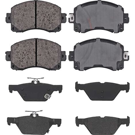 KIT PASTIGLIE FRENO ANTERIORI E POSTERIORI compatibile con SUBARU LEVORG / PASTIGLIE FRENANTI AUTO OEM P 78 017,P 78 026 / SOSTITUZIONE DIRETTA / BASSA POLVERE / SILENZIOSO