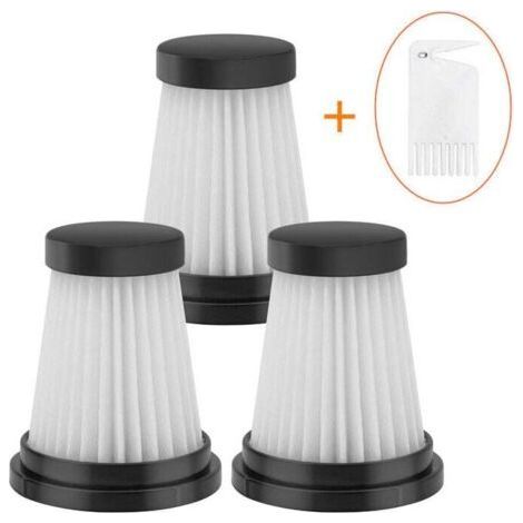 4 Pack Cordless Vacuum Cleaner Replacement HEPA Filter for Moosoo K12 K12 Pro K13, for Genius Invictus One 1.0 X7/2.0, for Foxnovo 13KPA Handheld Vacuum Cleaner Filter Accessories (1/4)