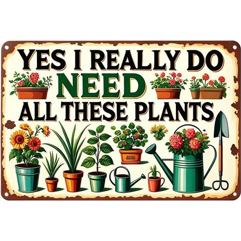 Plaque Métal Vintage 20x30cm Déco Murale Extérieur Jardin Terrasse (1/5)