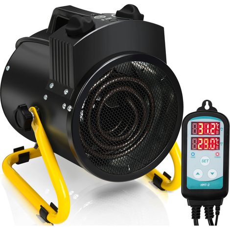 SWANEW Riscaldatore per serre Riscaldatore elettrico 2000W Riscaldatore per case da giardino con regolatore di temperatura (1/5)