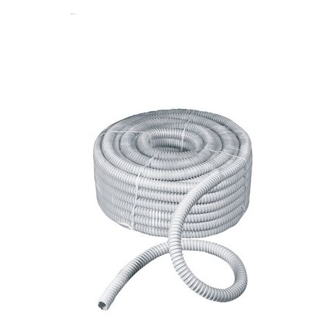 GUAINA SPIRALATA FLESSIBILE GRIGIA 30 MT Diametro 16 mm