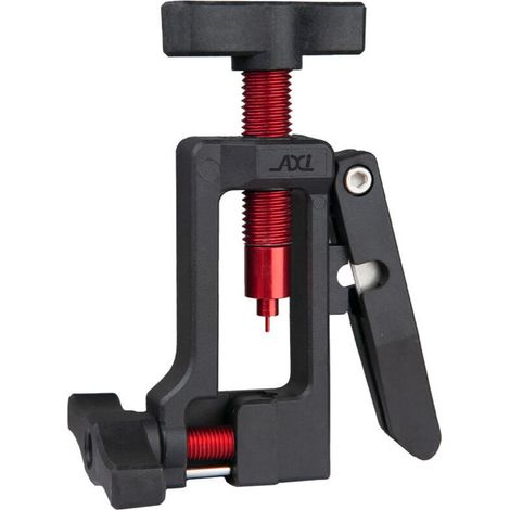 vélo hydraulique frein à disque，huile aiguille pilote outil tuyau coupe câble，noir et rouge (1/5)