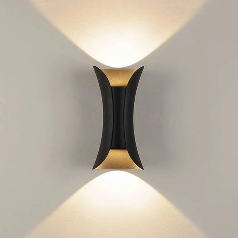 10W mur LED lampe spot applique extérieure lumière moderne en aluminium IP65 haut et bas spot (1/5)