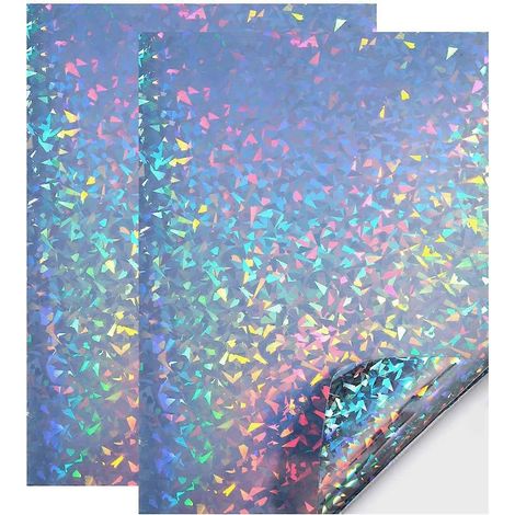 20 Stück Inkjet-Druckpapier, Vinyl-Aufkleberpapier, wasserfest, selbstklebend, Glas, floral, Tex