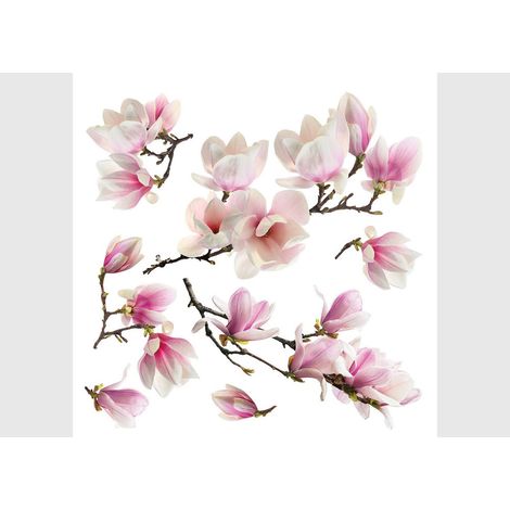 Stickers Fleurs Sakura - 1 planche 30x30cm (1/5)
