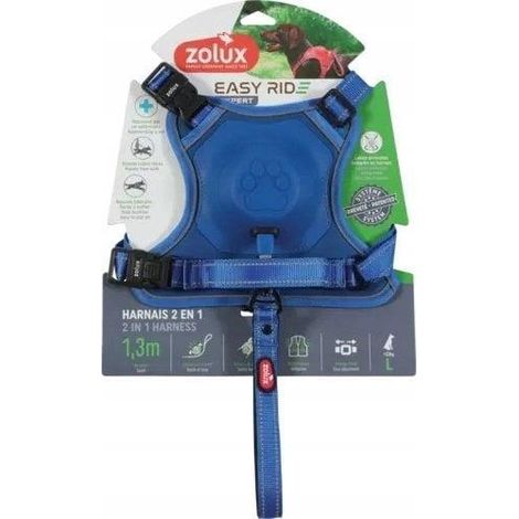 Zolux Easyride arnés azul talla L para perro
