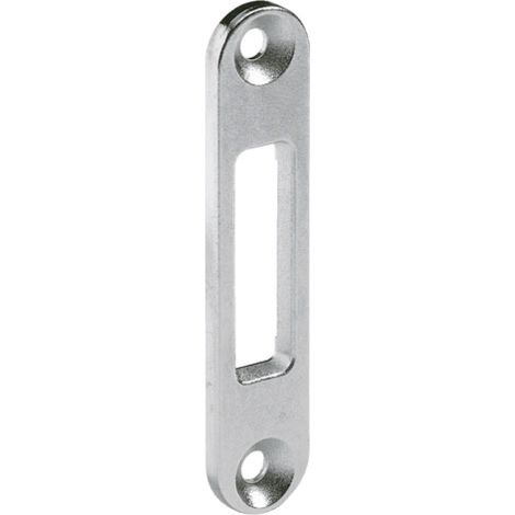 HETTICH PRESTIGE 2000 Schließblech zum Einlassen zu Rollladenschloss, Stahl vernickelt (1/3)