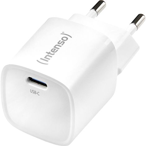Intenso Power Adapter W30C² white USB Ladegerät 30 W 1x USB-C® Weiß Innenbereich GaN, USB Power Del (1/4)