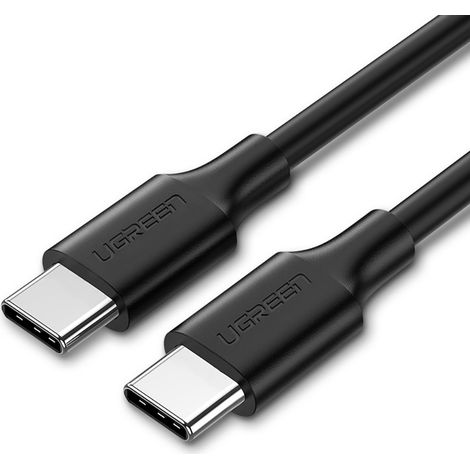 Cable USB-C niquelado ugreen US286 de 1,5 m (negro) (1/5)