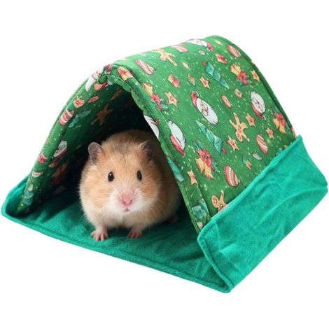 Nido para mascotas con forma de fresa (26 × 26 × 24 cm) – Cama suave y cálida para gatos pequeños y perros de hasta 1 kg. (1/2)