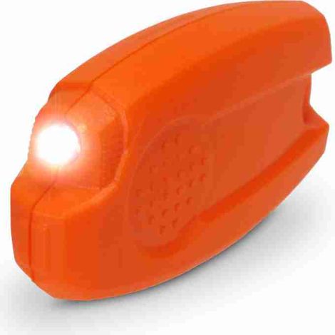 Chiave di prossimità di colore arancione dotata di LED a luce bianca