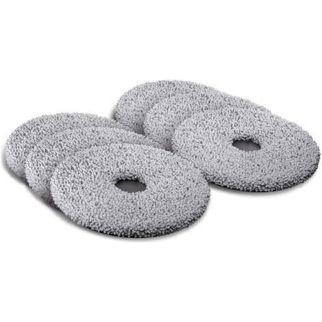 (6 Pièces) Plus 505 Combo Serpillères de Rechange Compatibles avec Robot Plus 505 Combo Plus 405 Combo robot, Accessoires de Serpillère (1/4)