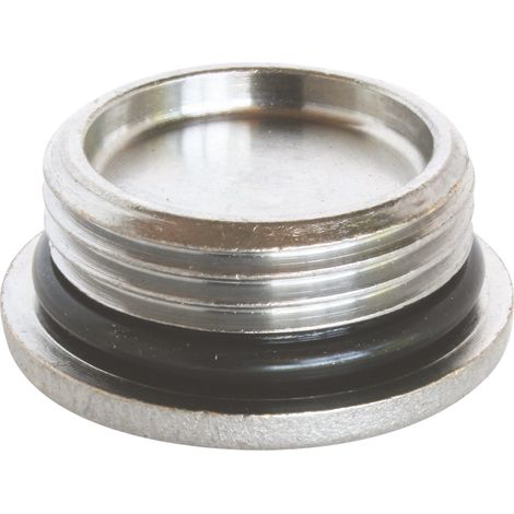 Bouchon de terminaison auto-étanche mâle 3/4" laiton nickelé (1/3)