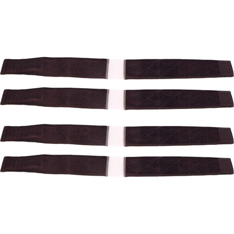 Lot de 4 Bandes de Perruque en Dentelle pour une Prise en Main Confortable et Antidérapante – Bandeaux Renforcés de Couleur café (Café) (1/5)
