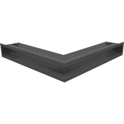 Eck-Lüftungsgitter LUFT 56x56x9 Graphite (1/5)
