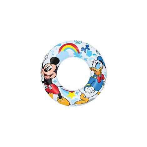 SALVAGENTE GONFIABILE MICKEY E GLI AMICI DEL RALLY 3-6 ANNI- - ø cm.56 - (art.91004) - 6 pezzi BESTWAY