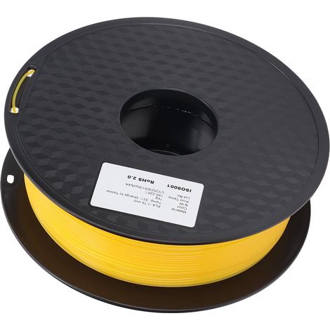 Filament PLA 1.75mm Orange Dégradé Jaune, Fil 3D Soyeux Imperméable pour Impression, Bobine de Consommation (1/5)