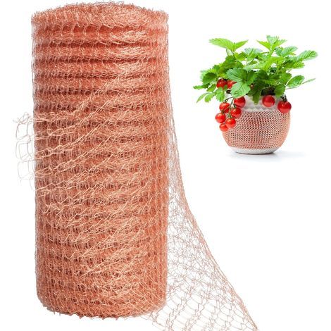 Slug and Snail Net, 6m Copper Slug Net, Copper Strip Against Snails for Garden and Home Protection, Rodent-Proof Mesh (1/5)