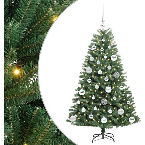 Sapin de Noël Artificiel à Branches Articulées Vert 120 cm vidaXL