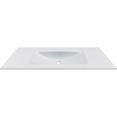 Lavabo da incasso per mobili 60.5 cm nero opaco  KK-1205BEL kamalu