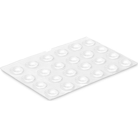 Selbstklebender Schutztropfen, Ø8x2,2mm (Blister 25 Stk.) Inofix 66683 (1/2)