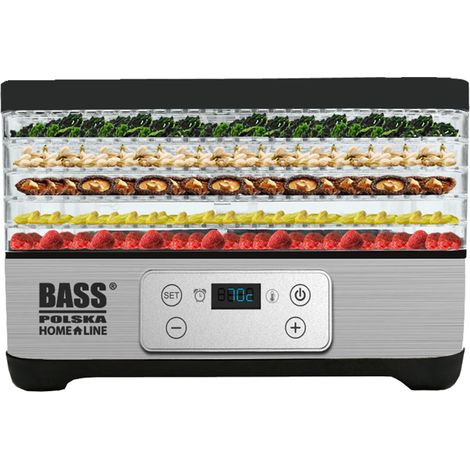 Essiccatore per funghi, frutta e verdura da 300 W con vassoi regolabili. Ampia camera. (1/5)