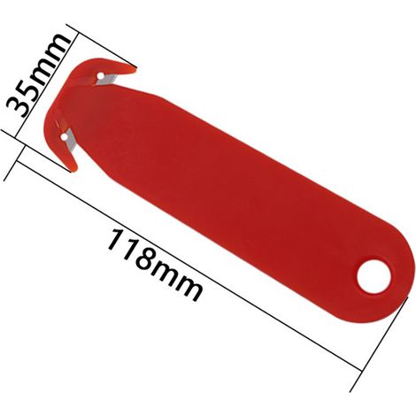 Ouvre-boîte en métal, cutter en acier inoxydable, outil de sécurité utilitaire pour la maison et le bureau (1/5)