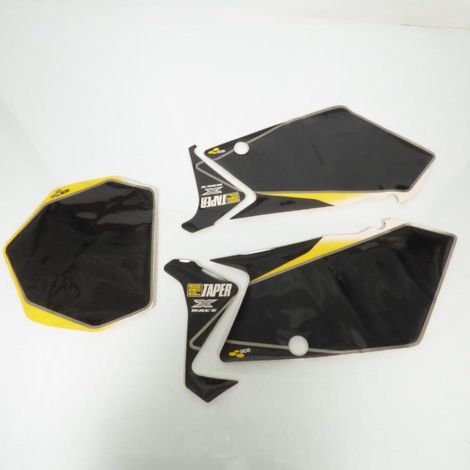 Kit déco noir jaune blanc Autocollant stickers Ace pour Moto (1/3)