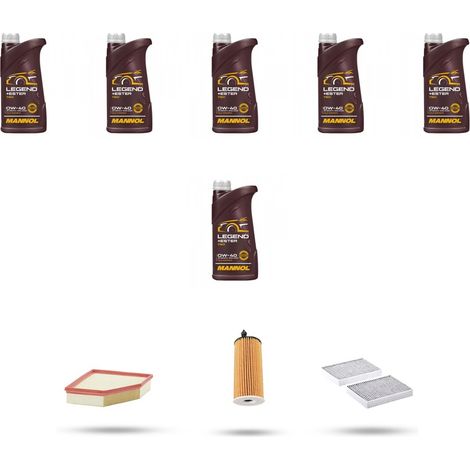 Kit tagliando 3 FILTRI e 6L OLIO compatibile con Bmw serie 5 (G30,G31,F90) 520e Plug-in-hybrid 150kw dal 2021 (1/5)