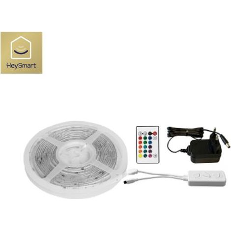 ON Heystrip - kit striscia Smart RGB Wifi 2m 11W o 5m 20W 120 led smd 5050 + Alimentatore + Controller - 23.6804.20 2M