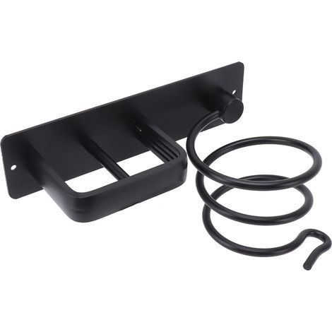 Platzsparender, hochtemperaturbeständiger Wandhaartrocknerhalter aus Edelstahl für das Badezimmer (1/5)
